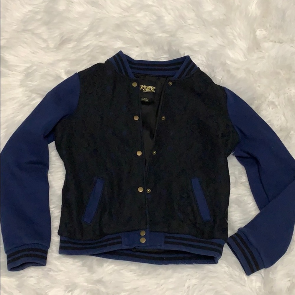 Pink Varsity Jacket